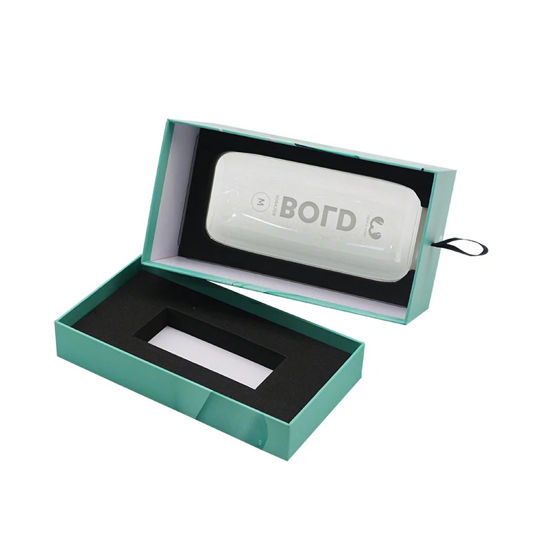 High quality paper cardboard box with EVA insert top and bottom box custom design print Consumer electronics product package box