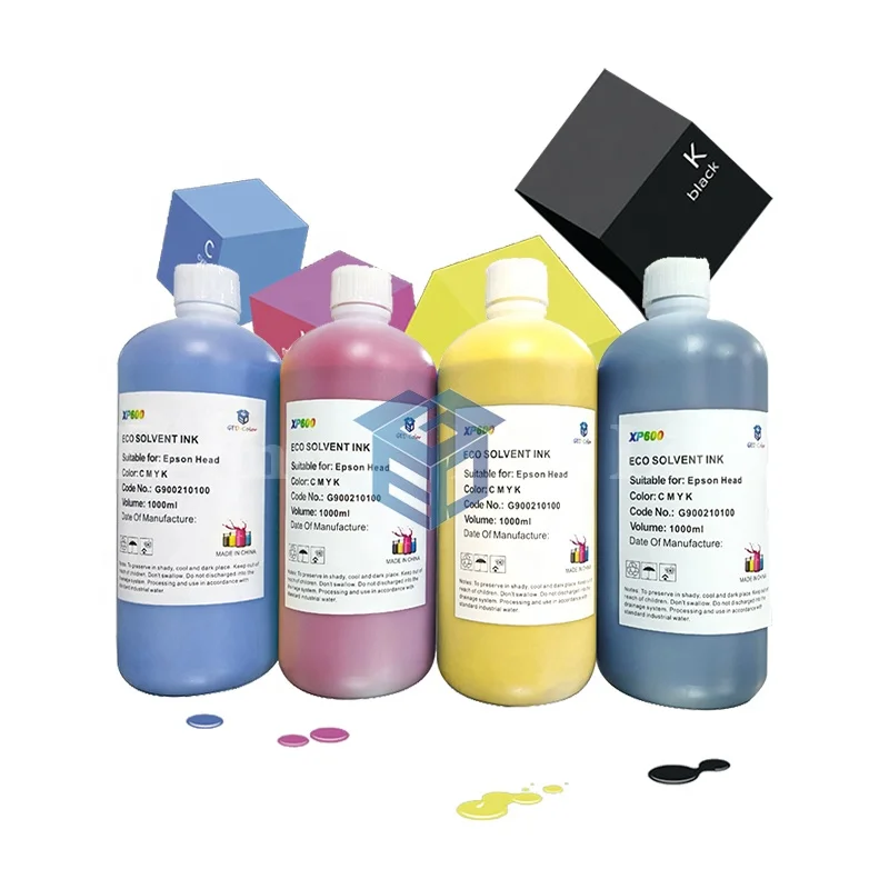 Philippines Warehouse Dx11 Oil Based Xp600 Tarpaulin Eco Solvent Ink For Digital Printer