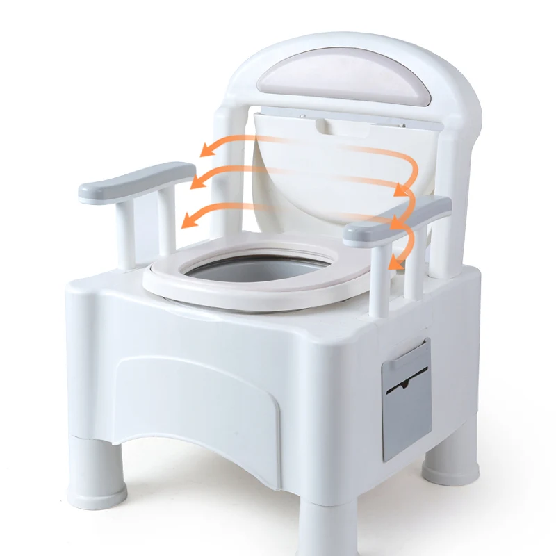 Toilets for the elderly pregnant women removable chairs adult portable plastic toilet chairs portable outdoor camping travel