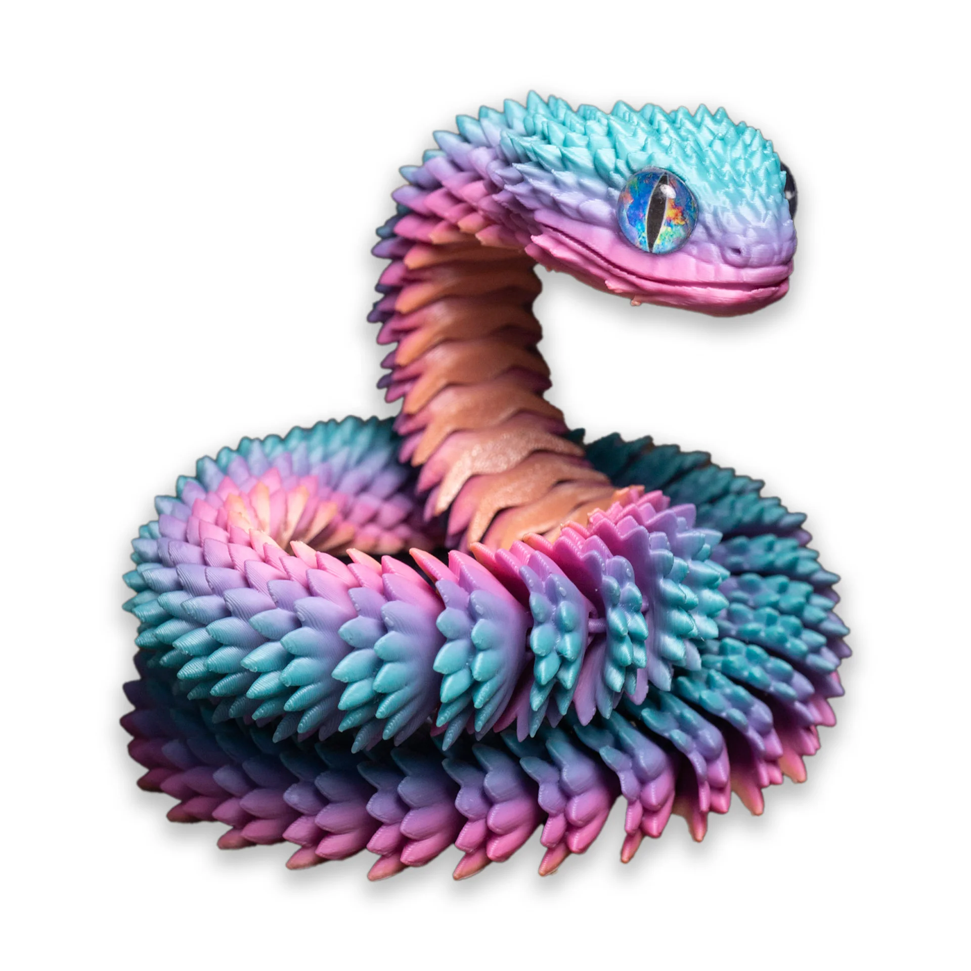 3D печатные сочлененные змеи реалистичные 3d креативные игрушки на день рождения стоит собирать подвижные предметы интерьера поделки