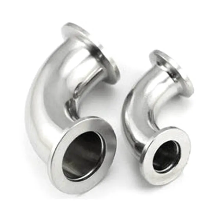 SS304 Vacuum Elbow 90 Degrees KF-16 Vacuum Fittings, ISO-KF Flange Size NW-16 clamp fittings