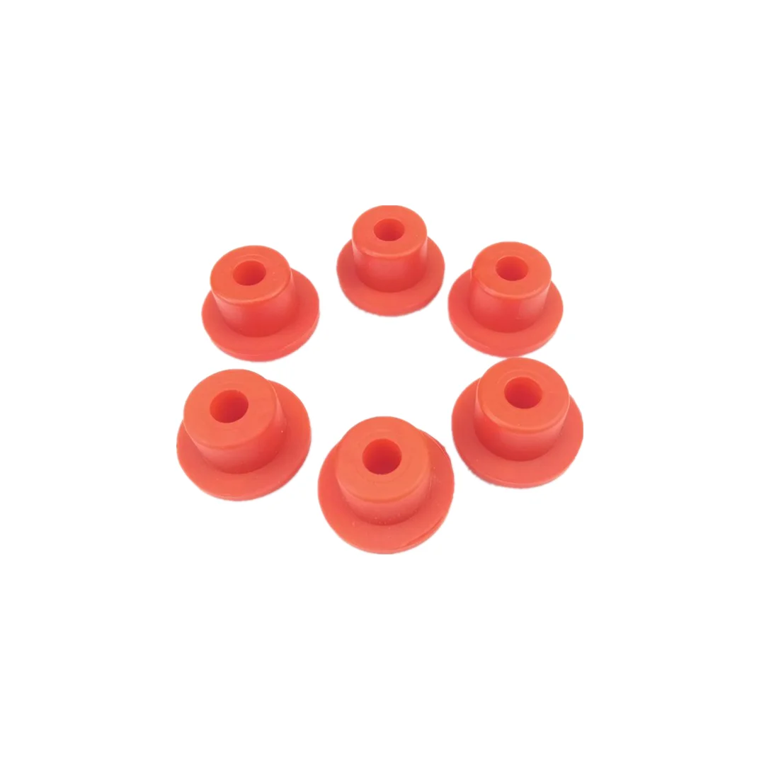 customize food grade silicone plug rubber round hole plug
