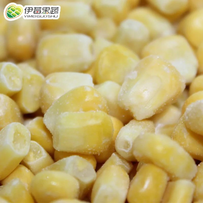 China Manufacturers Nutritional Dried Boiled IQF Frozen Corn