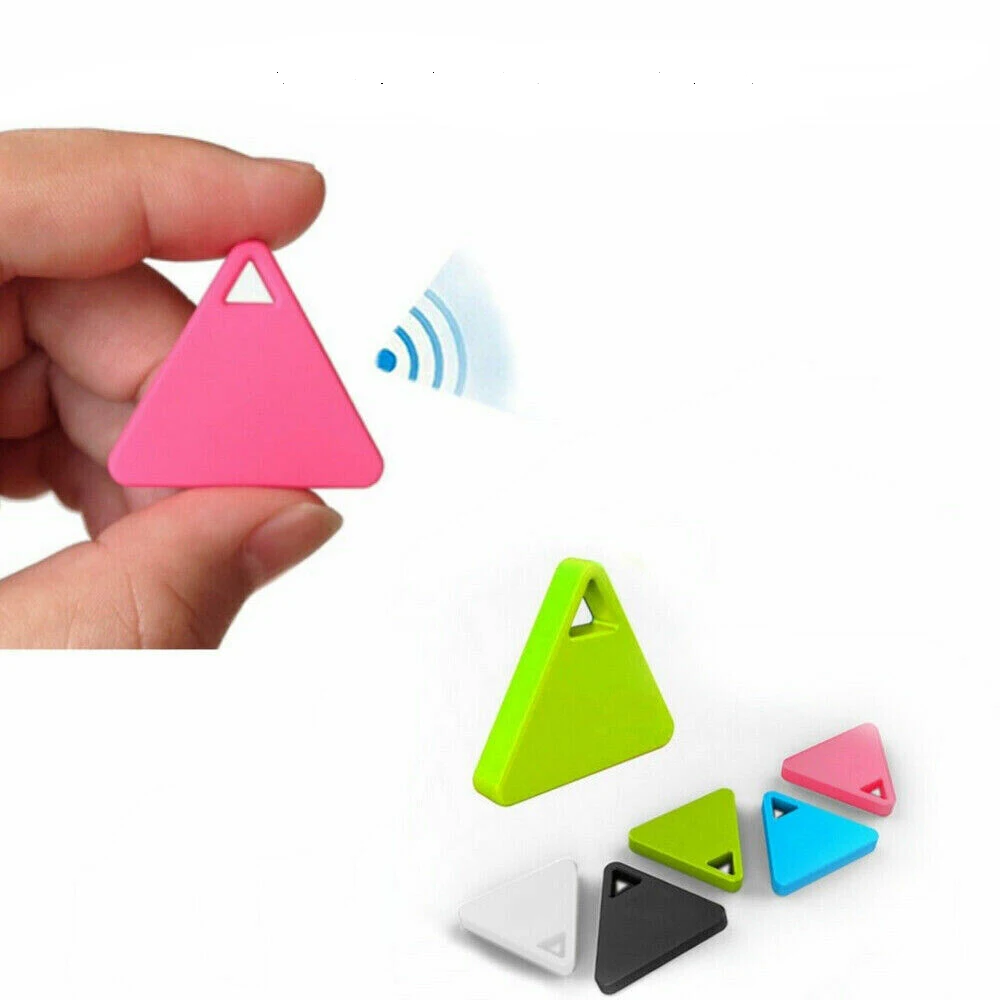 Mini GPS Blue Tooth 4.0 Pet Tracker Cat Dog Key Anti Lost Locator Small GPS Tracking Devices Mini Triangle Pet Tracker