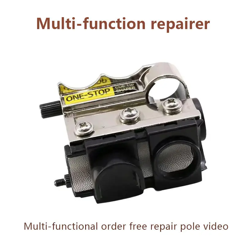 ONE STOP Billiard Tip Tool Repair Shaper Tip Multifunctional in 1 for 9.3-14mm Pool Cue Tip Billiard Accessories