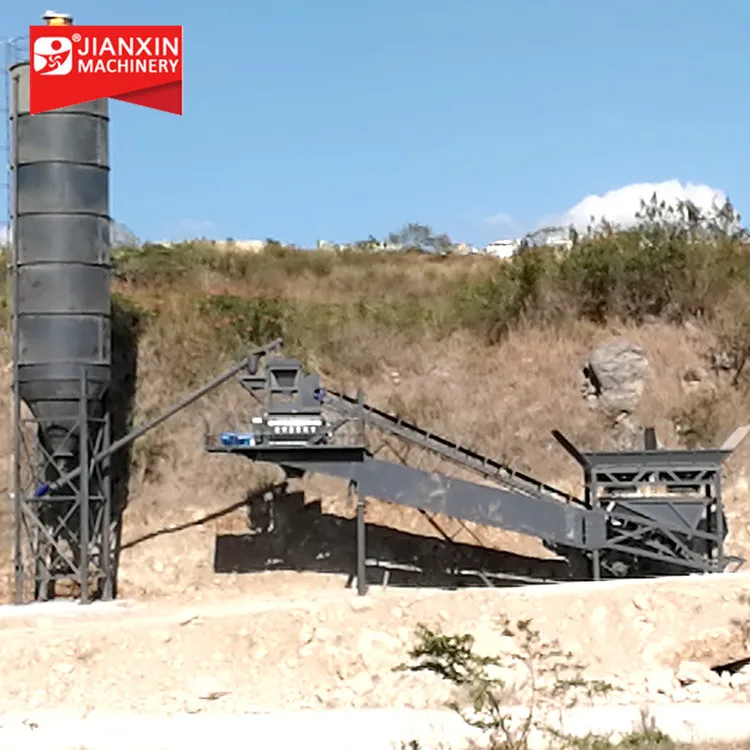 2021 Mobile Concrete batching plant factory direct selling