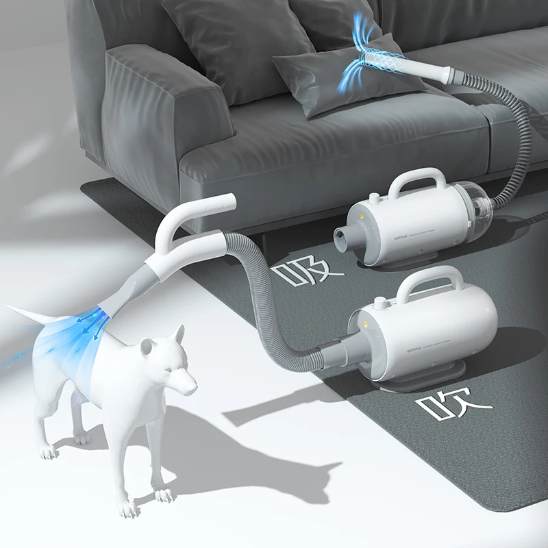 Amazon Hot Products Smart Hair Dryer With Comb Hair Straightener Salon Slicker Brush Pet Hair Cleaner Brush Secadora Para Perros