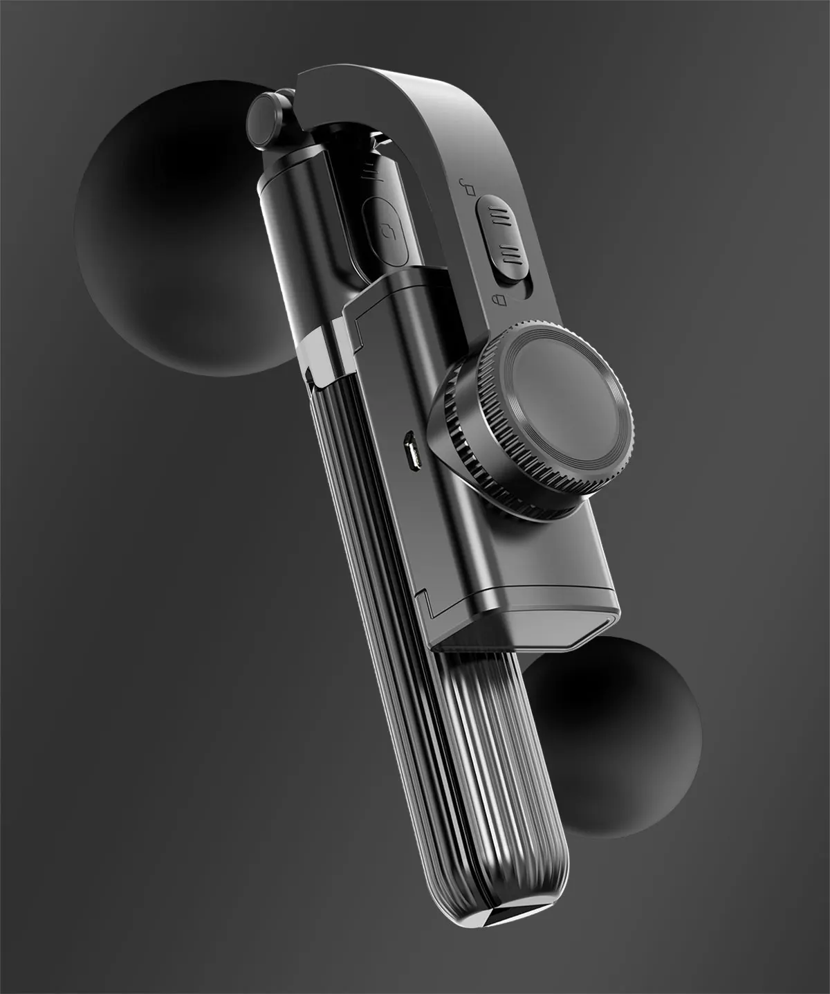 L08 gimbal Стабилизатор камеры Спорт-доказательство Gimbal камера Смарт селфи палка Складная Вращающаяся селфи-палка для gopro