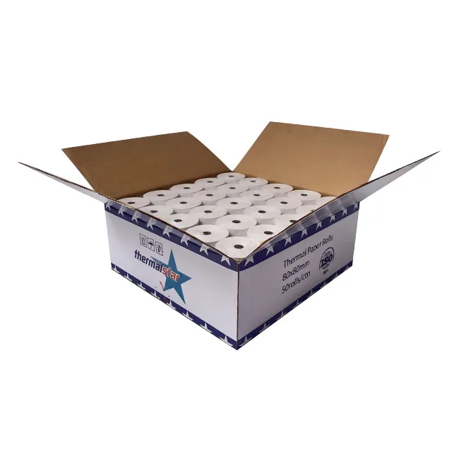  1ply 76x76 рулоны термобумаги без