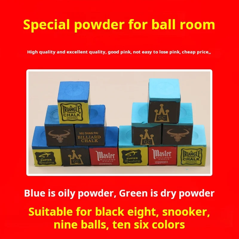 Snooker & Billiards Cue Chalk Premium Product for Enhancing Performance Pool Cue Chalk