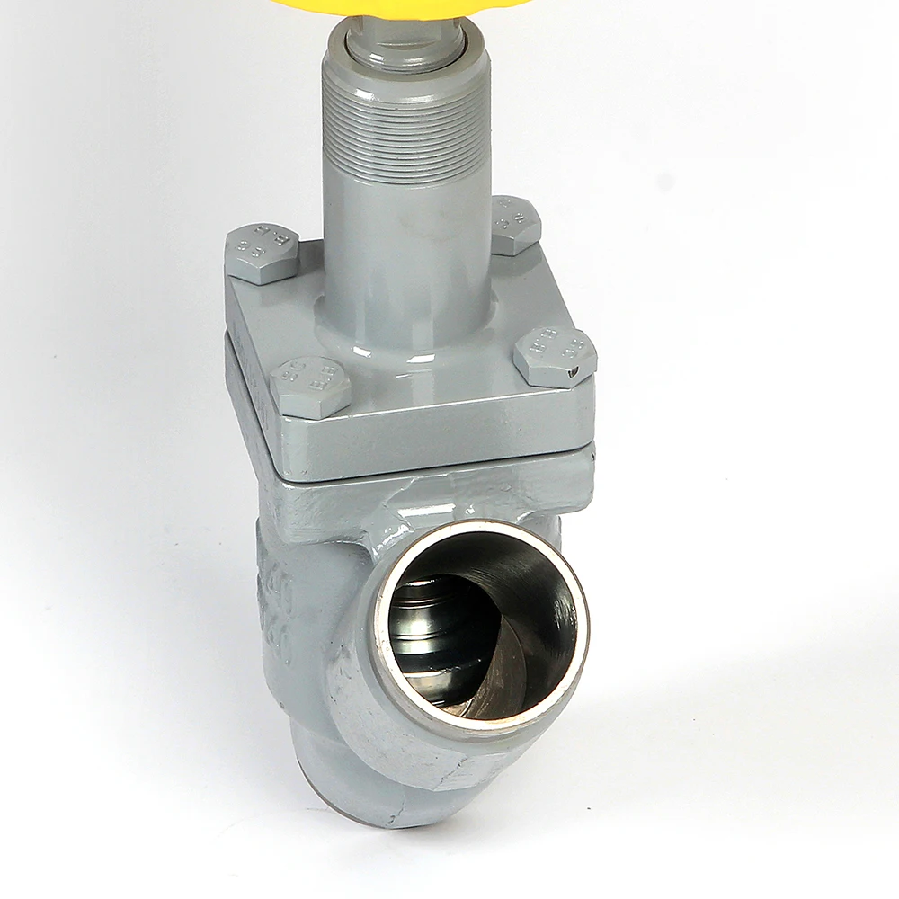 High Quality Compressor Parts 1/2 Inch One Way Vertical Type Right Angle Throttle Check Valve