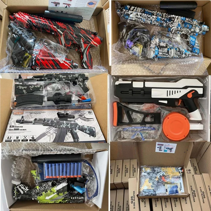 Factory Outlet All styles electric water pellet blaster bead crystal bullet gel splatter ball blaster surge gel splat gun