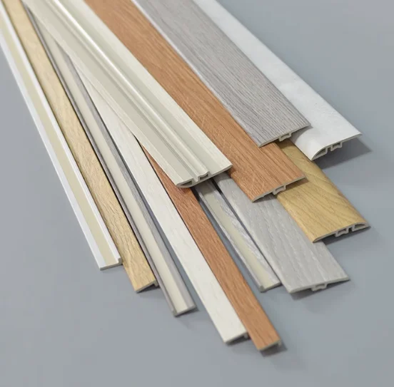 Wall decor pvc marble skirting board decorative baseboard