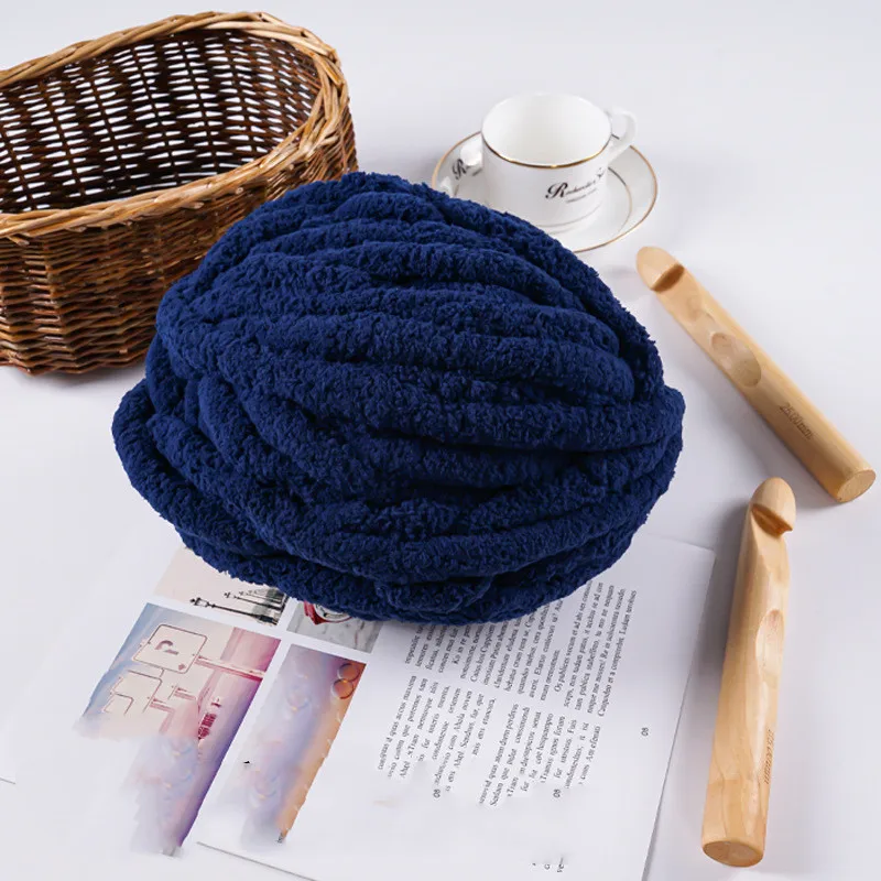 Dimuni 20mm Good Quality And Low Price Crochet Thread Chunky Yarn Cotton Hand Knitting Yarn