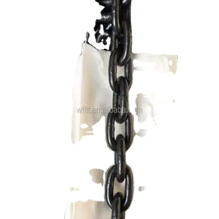 G80  18X54mm  lifting load chain welded black chain grade 80 alloy steel lifting chain