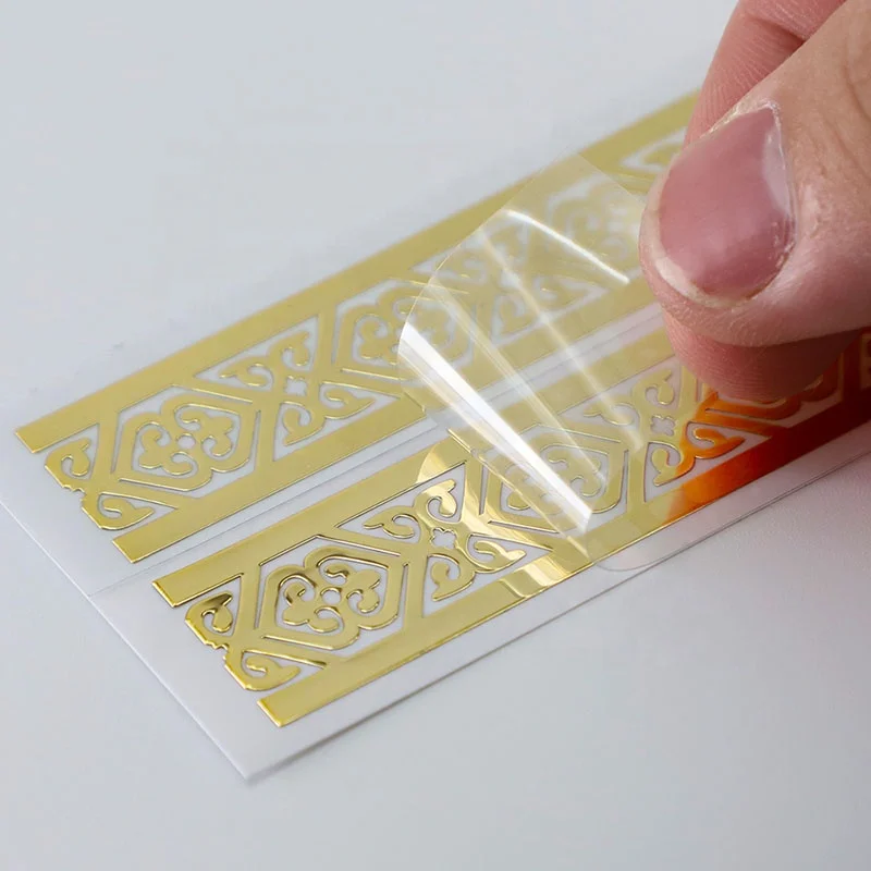 Пользовательская 3d рельефная металлическая этикетка наклейка для упаковки парфюмерных