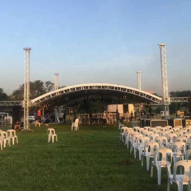 aluminium lighting truss aluminum 1.0-2.0m truss totem kit for mobile djs events aluminium stage truss