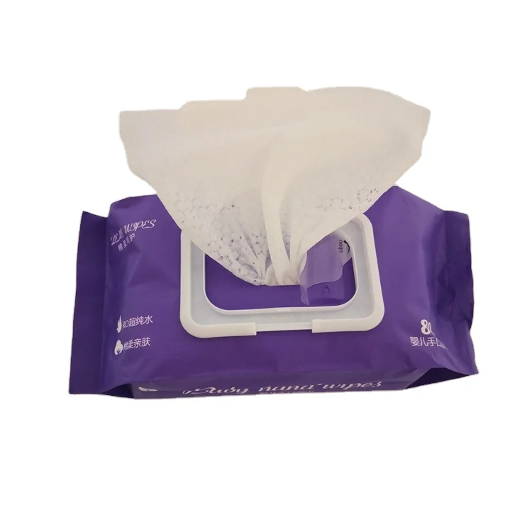 
2021 Wholesale Organic Cotton Baby Private Label Baby Wipe Wet Wipes Factory 
