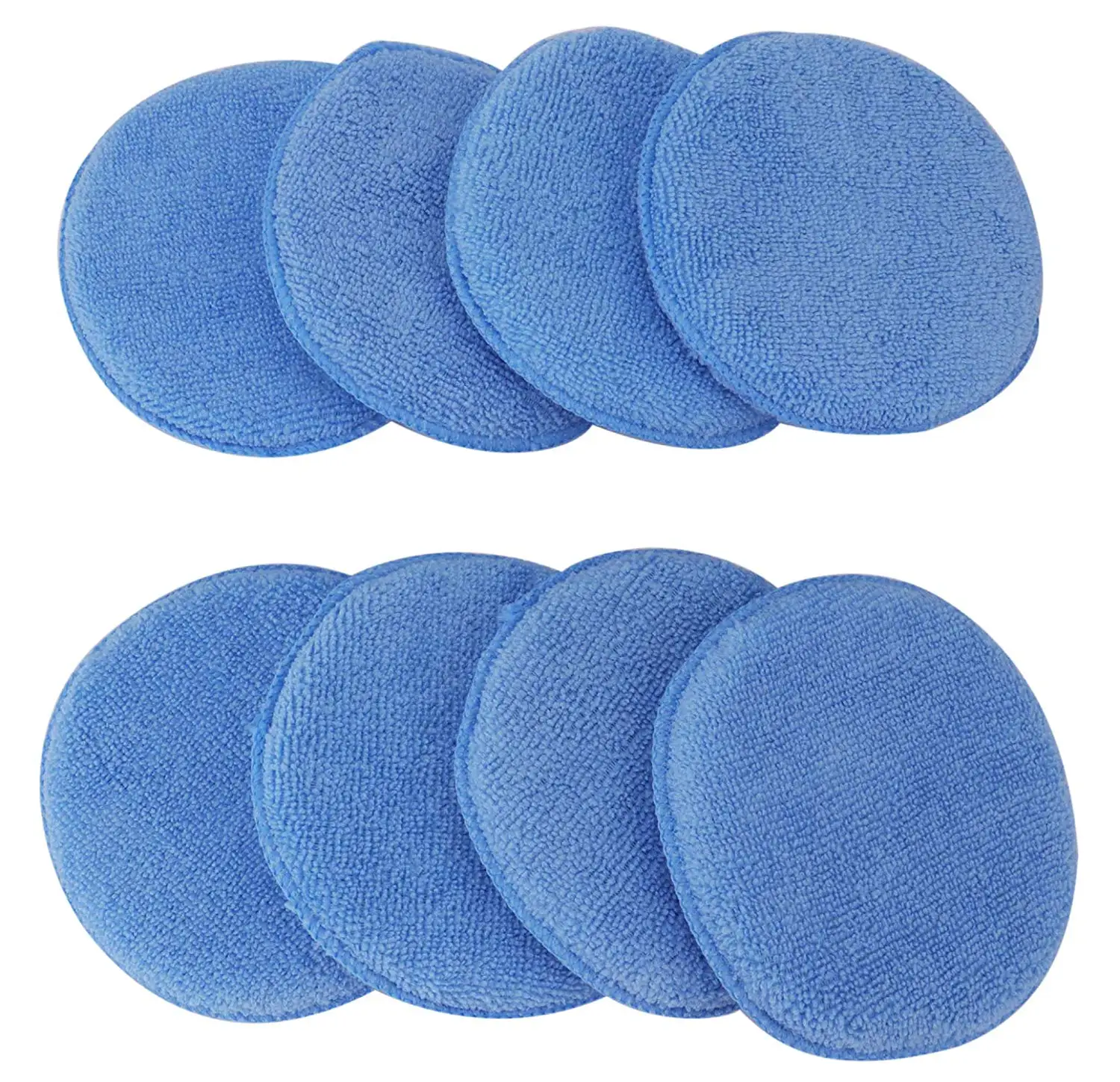 
AutoCare Microfiber Wax Applicator, Ultra-soft Microfiber Wax Applicator Pads with Finger Pocket Wax Applicator for Cars 