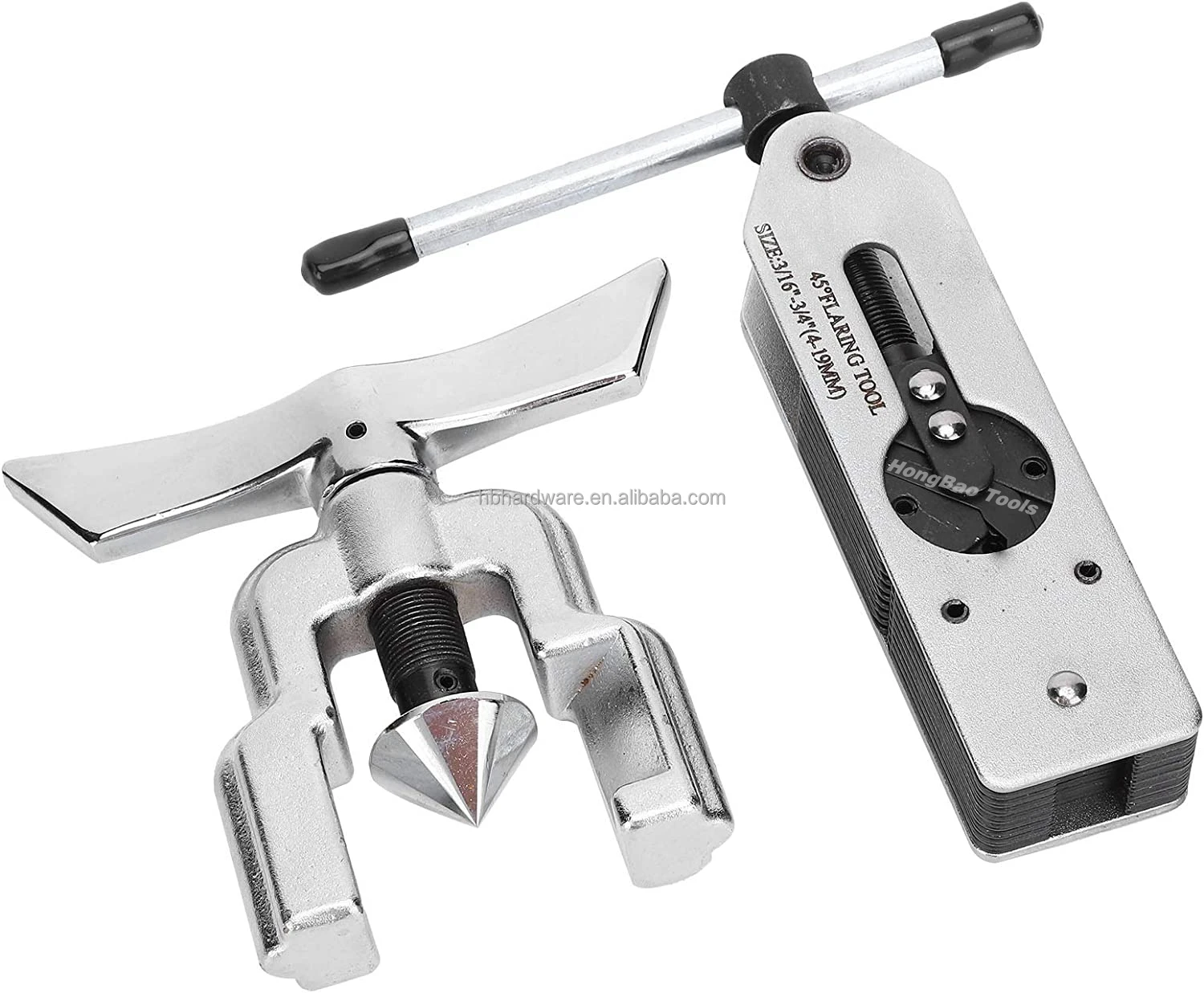 Eccentric Flaring Tool 45 Degree Copper Pipe Cone Flaring Tool Kit 4-19 mm for reaming expanding Non Standard Size copper tube