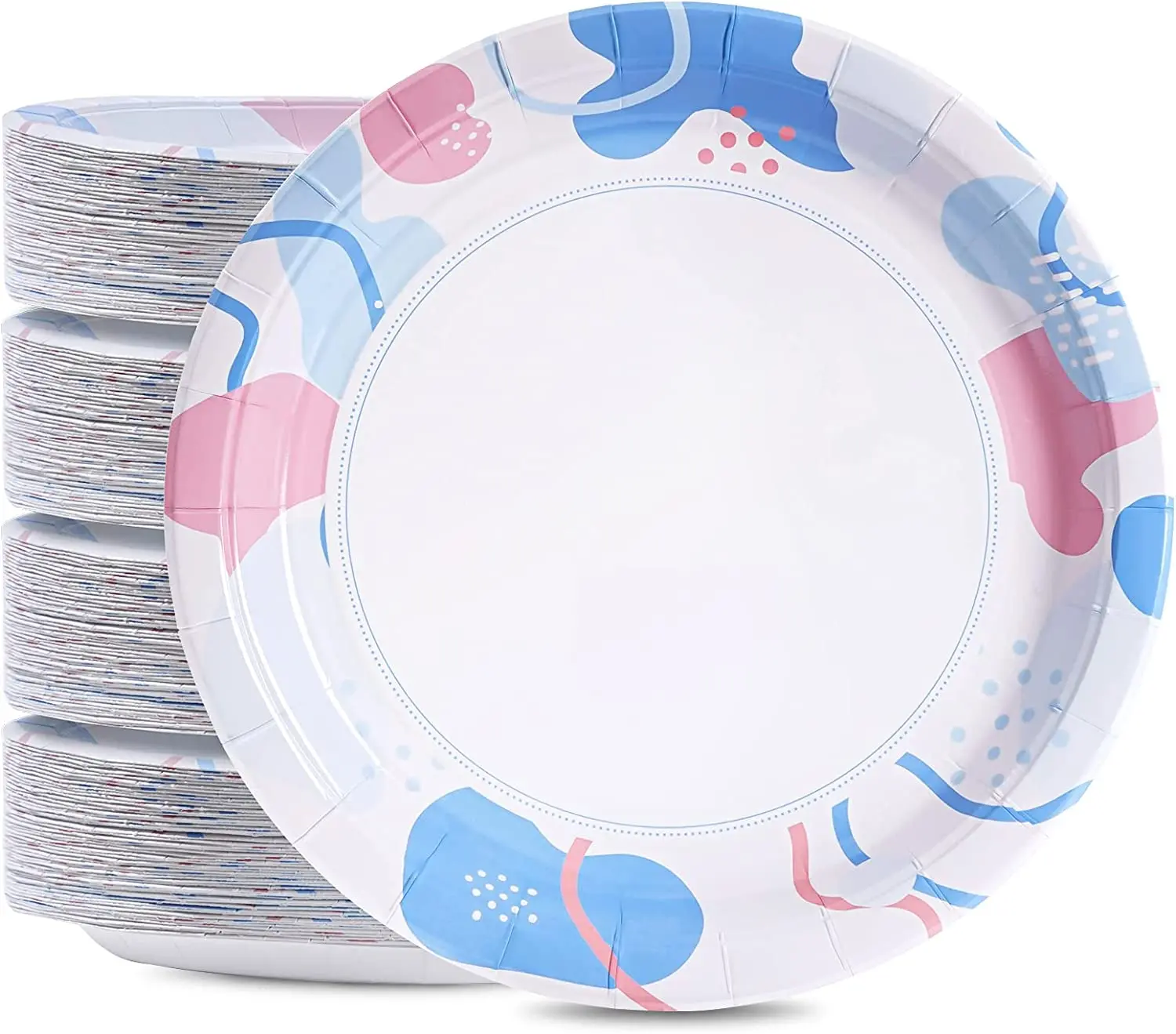 Free Sample High Quality Biodegradable Disposable Restaurant Plates 5 6 7 8 9 10 Inch Dishes Paper Plates