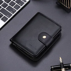 Мужской короткий кошелек с радиочастотной идентификацией, кожаный кошелек в европейском и американском стиле, универсальная сменная сумка