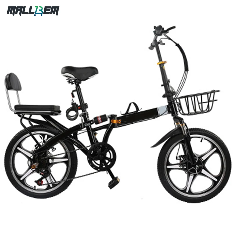 China factory 20 inch popular 7 speed folding bike mini with disc brake foldable bicycle