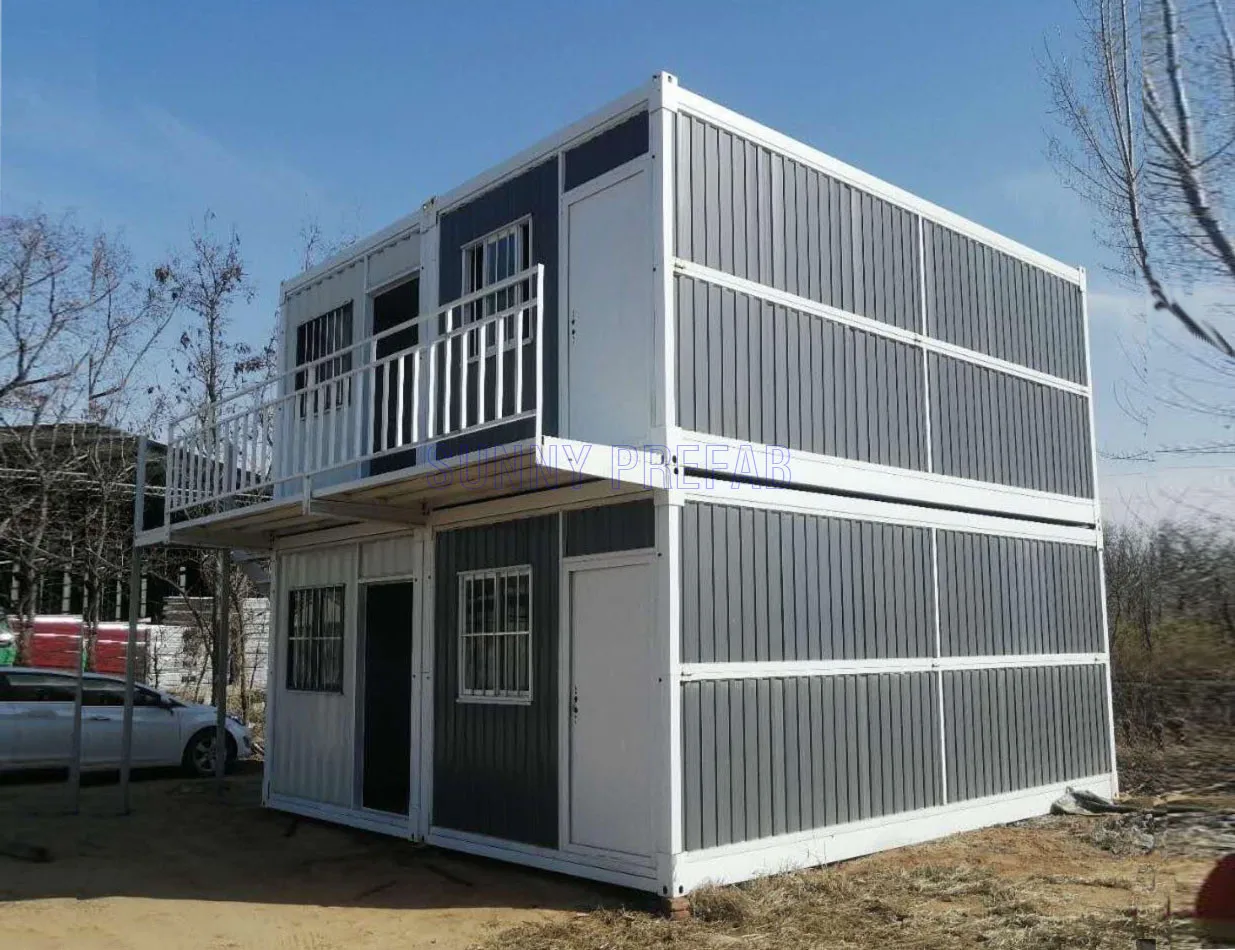 tiny folding steel mobile home modular flat pack sandwich panel prefabricated container foldable house