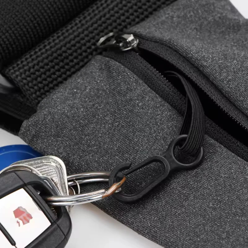 2024 Manufacturers customized waterproof logo cell phone men elastic sports Magnetic Running Bag for man Fashionable Fanny Pack