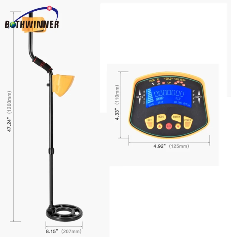 Underground metal detector gold detector