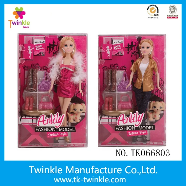 Twinkle toys fashion girl doll toys pretty princess doll