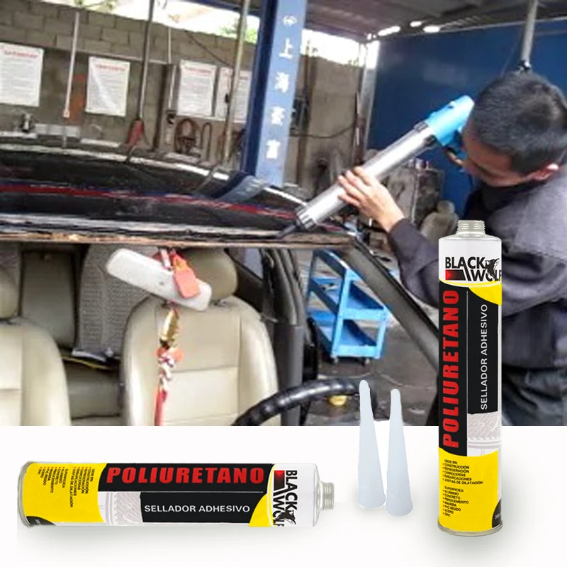 Silicone sealant for auto glass sealant polyurethane PU adhesive windscreen repair kit for windshield repair  car glass