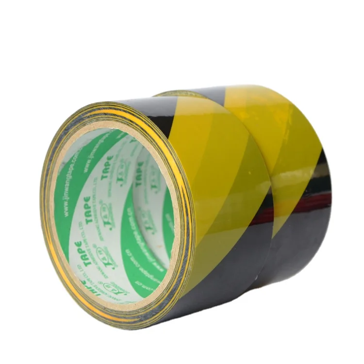 Hot Sale Customize Printed Signal Adhesion Safety Flagging Barrier Pvc Reflective Warning Tape