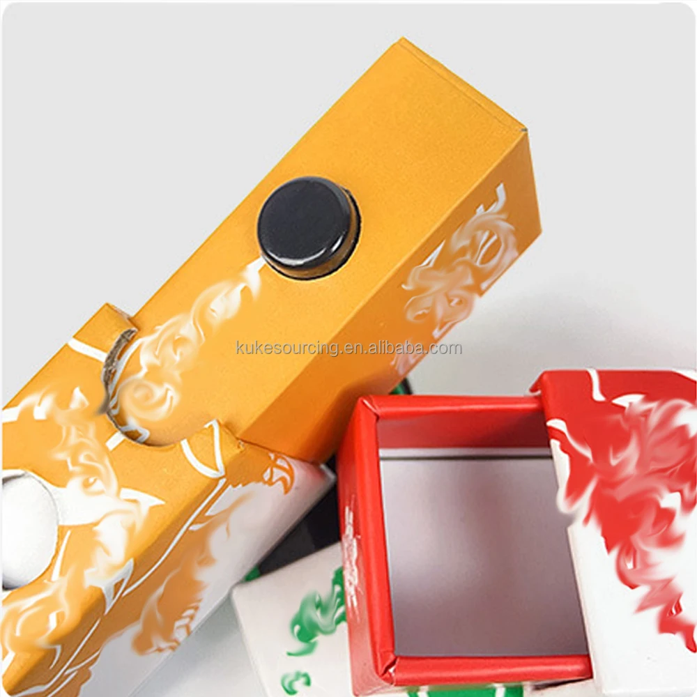 Customized hot Sellers Printed Paper Cigarette Packaging Box OEM Cigarette Packaging Case With Push-button