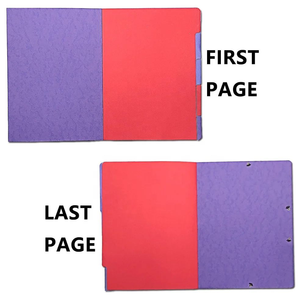 2024 Factory Lehui High Quality Assorted Colors Index Paper Cardboard Divider File Folder With Elastic Bands