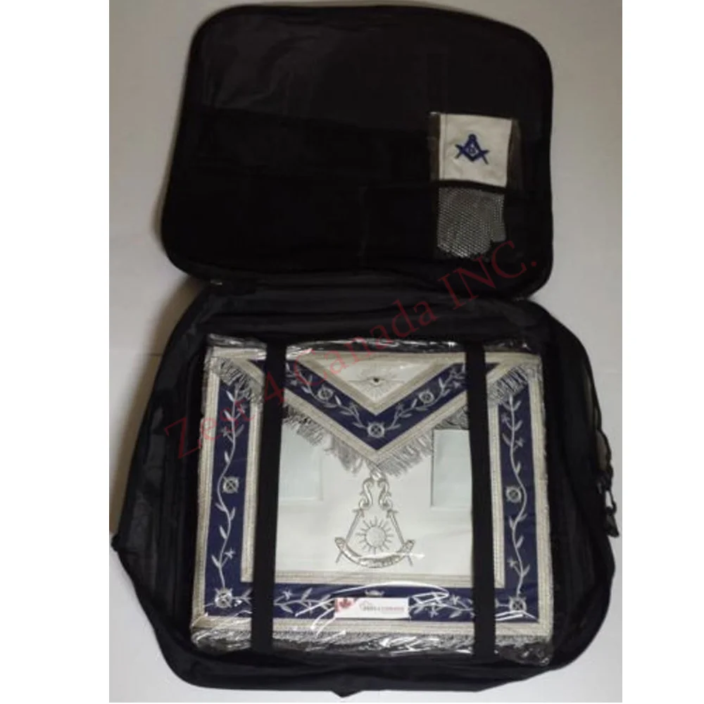 
Masonic Regalia WMMM Soft Apron Case Masonic Regalia Master Mason MM/WM Apron/Collar Leather Case 