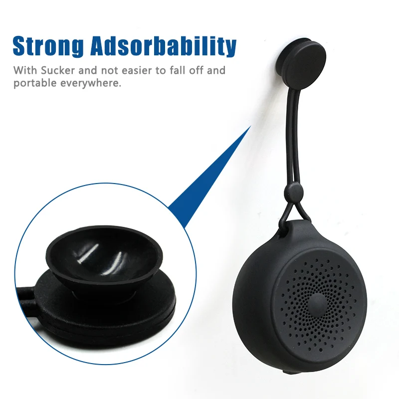 
US Warehouse Waterproof Shower wireless bluetooths Speaker Hands Free Car Bathroom Beach Stereo Subwoofer Music Loudspeaker 