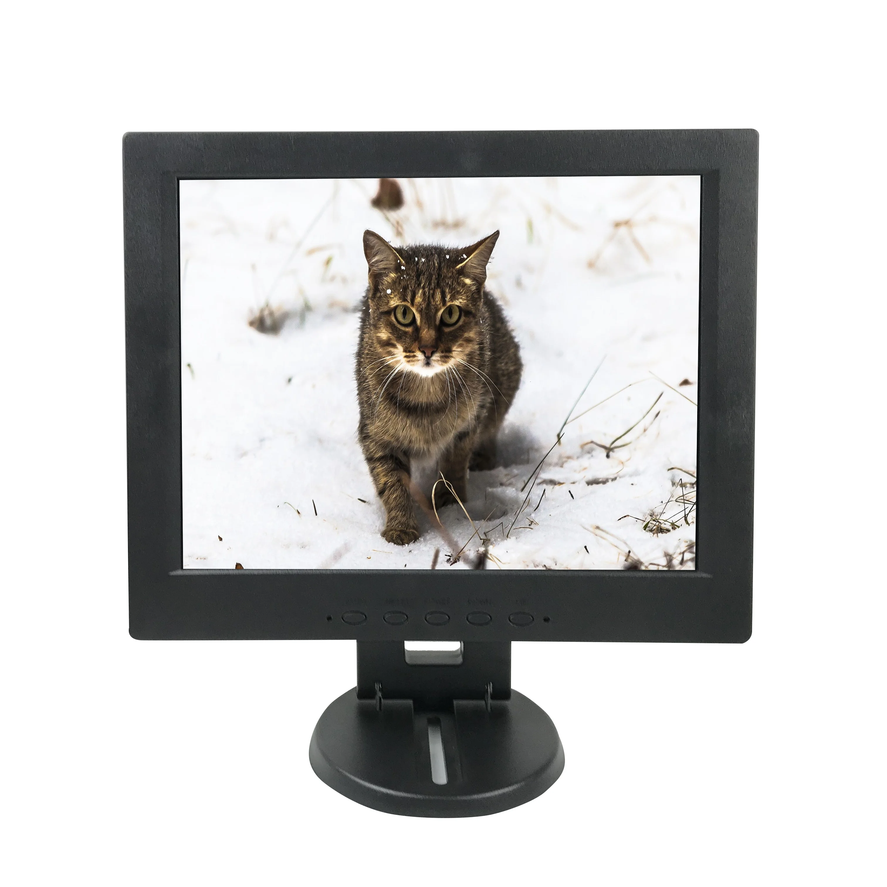 Малый 10,4 дюймов TFT ЖК-монитор видеонаблюдения с VGA AV BNC вход USB