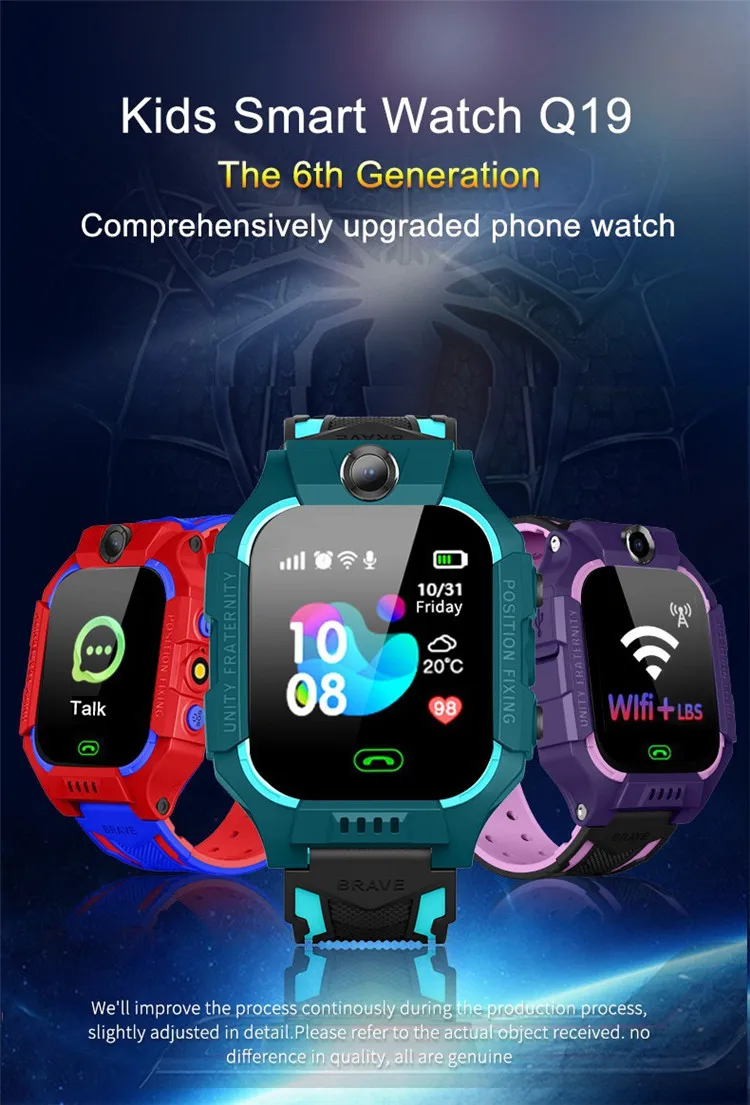 Kids SmartWatch SIM card Smart watches GPS SOS Video Call Message Smart watch with kids