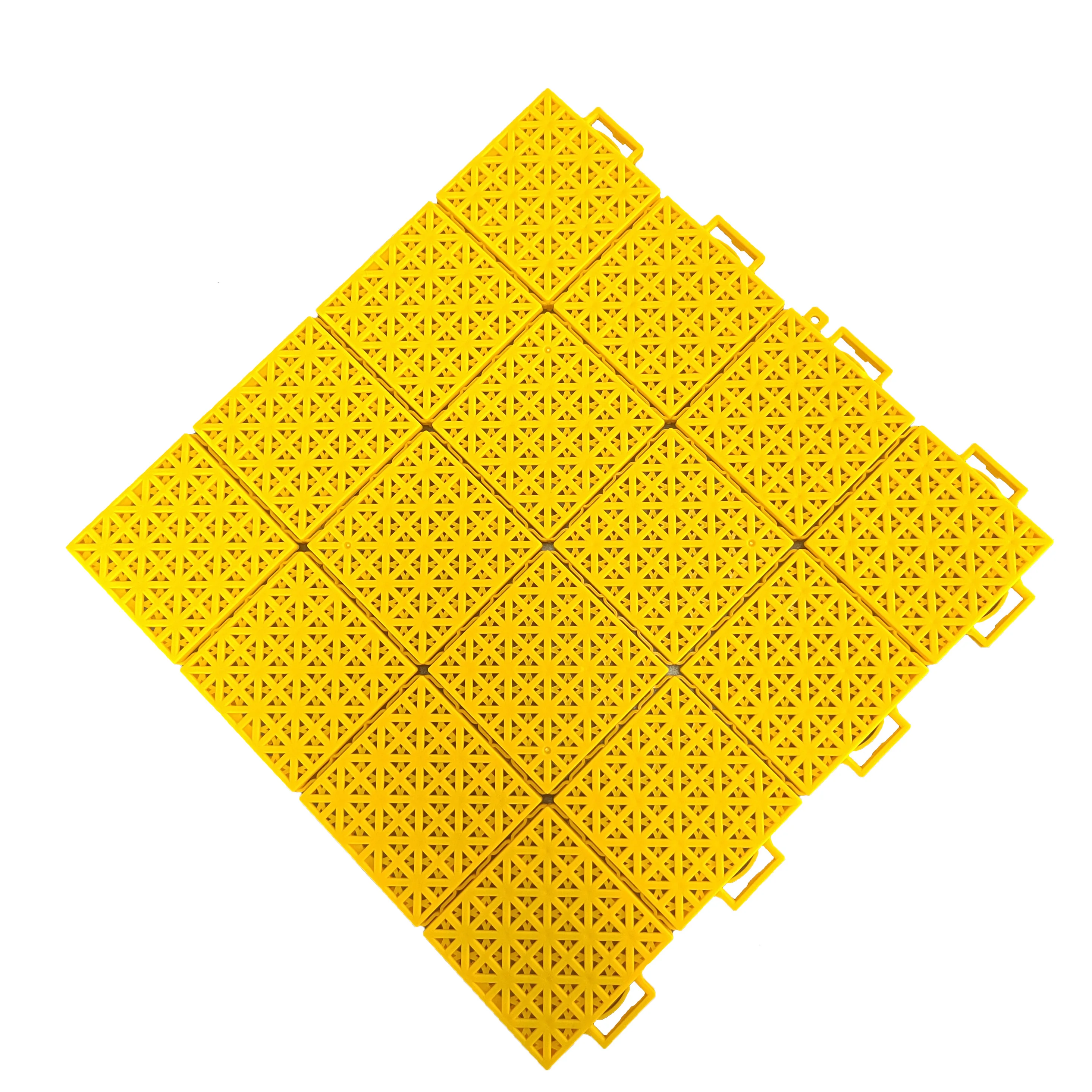 Профессиональный открытый баскетбольный корт пиклбол PP соединяющиеся плитки пиклбол Спортивное напольное покрытие