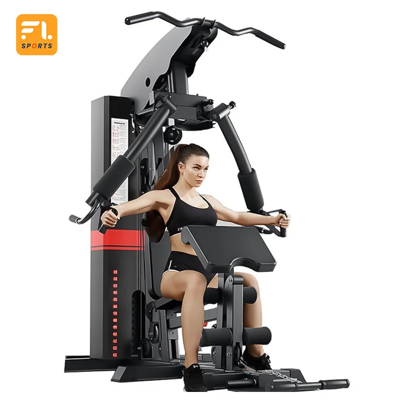 Multi-Station Home Gym Power Training Fitness Steel Construction Workout Equipment for Weight Lifting