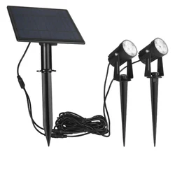 High Quality Solar Led Spotlights 2-in-1 Adjustable Yard Outdoor LED Solar Garden Light
