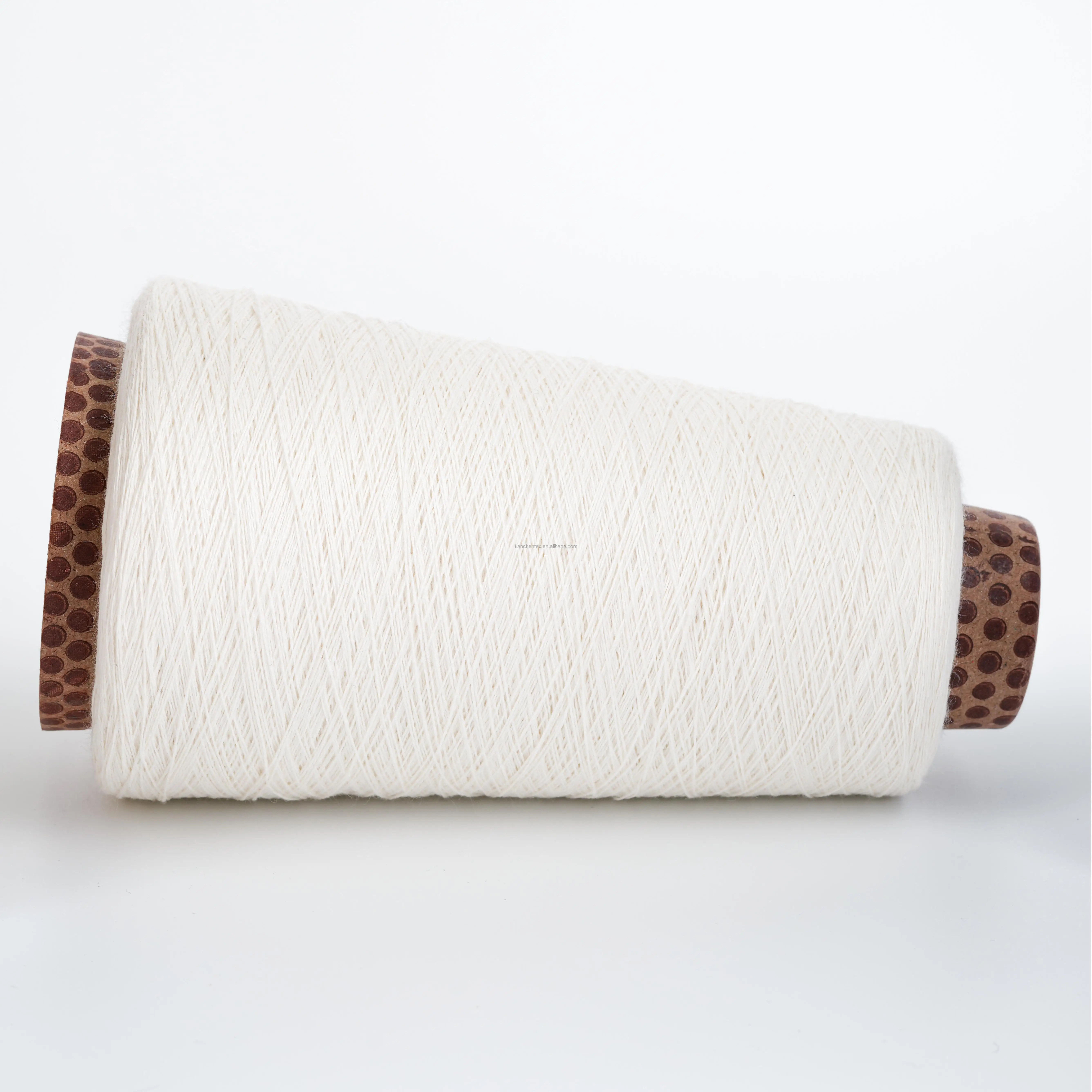 High toughness anti-static regenerated Open End / OE knitted cotton viscose linen blended yarn