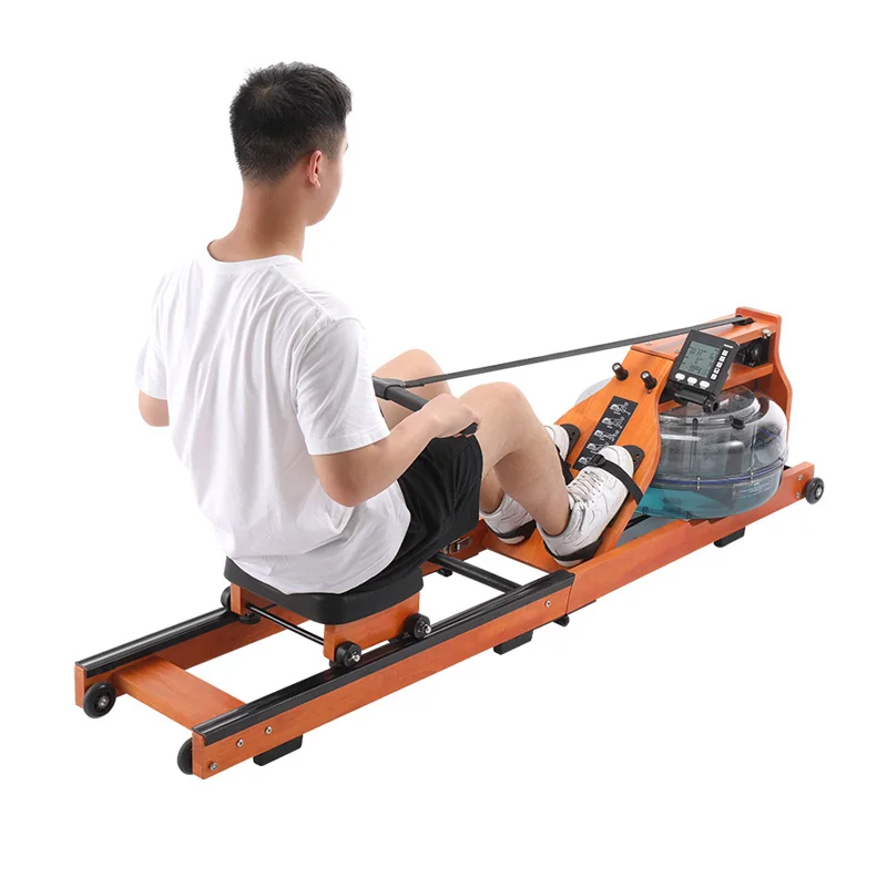 Hot Sell Factory Wholesale Commercial Equipment Wooden Water Rowing Machine