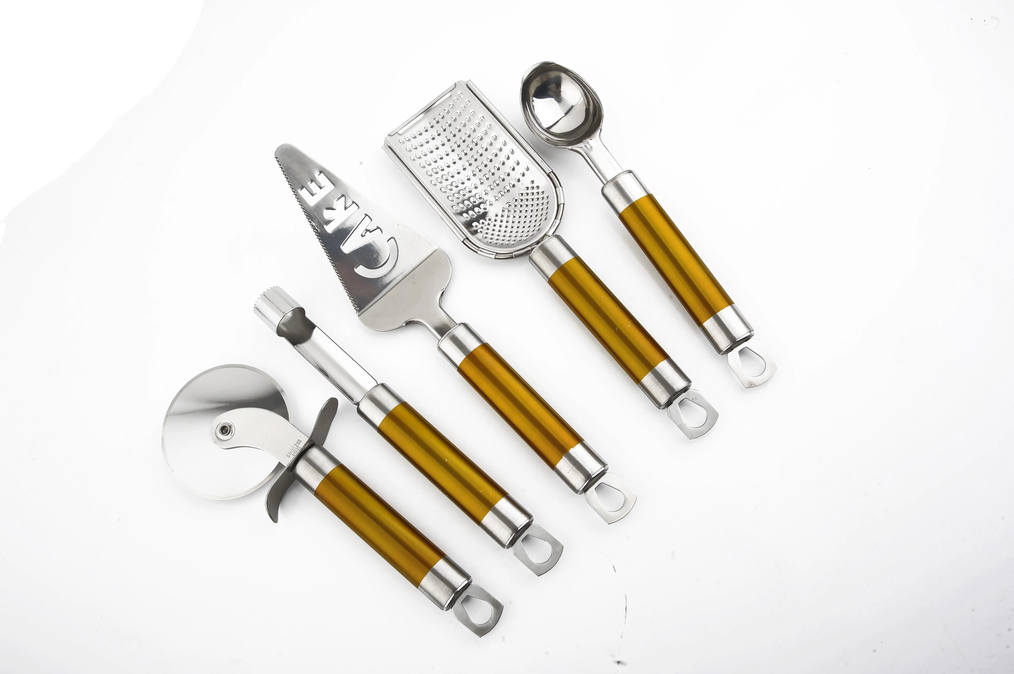 Wholesale Kitchen Utensil set Vegetable Peeler  Stainless Steel Kitchen Gadget  &  Cake Spatula