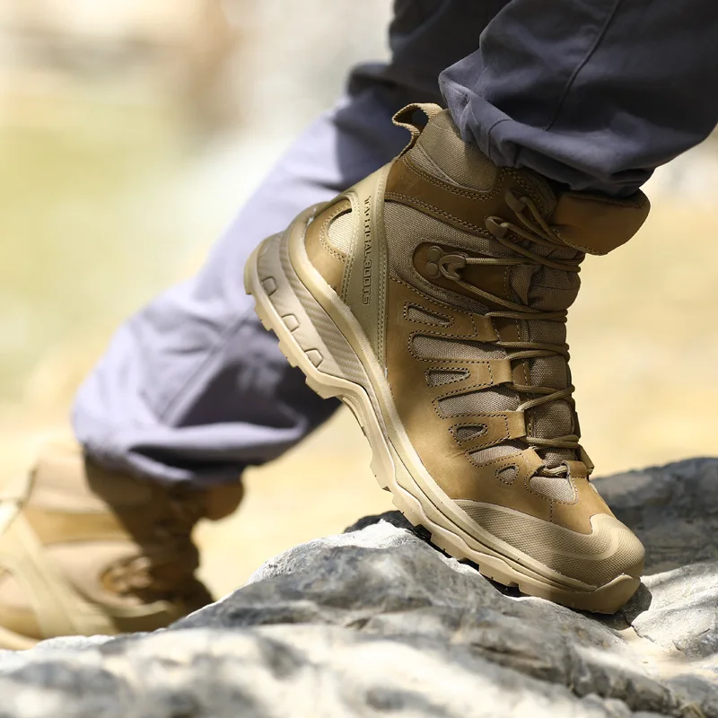 Rubber Tactical Hunting Boots Waterproof Men Summer  Winter Spring  Adult tactical boot