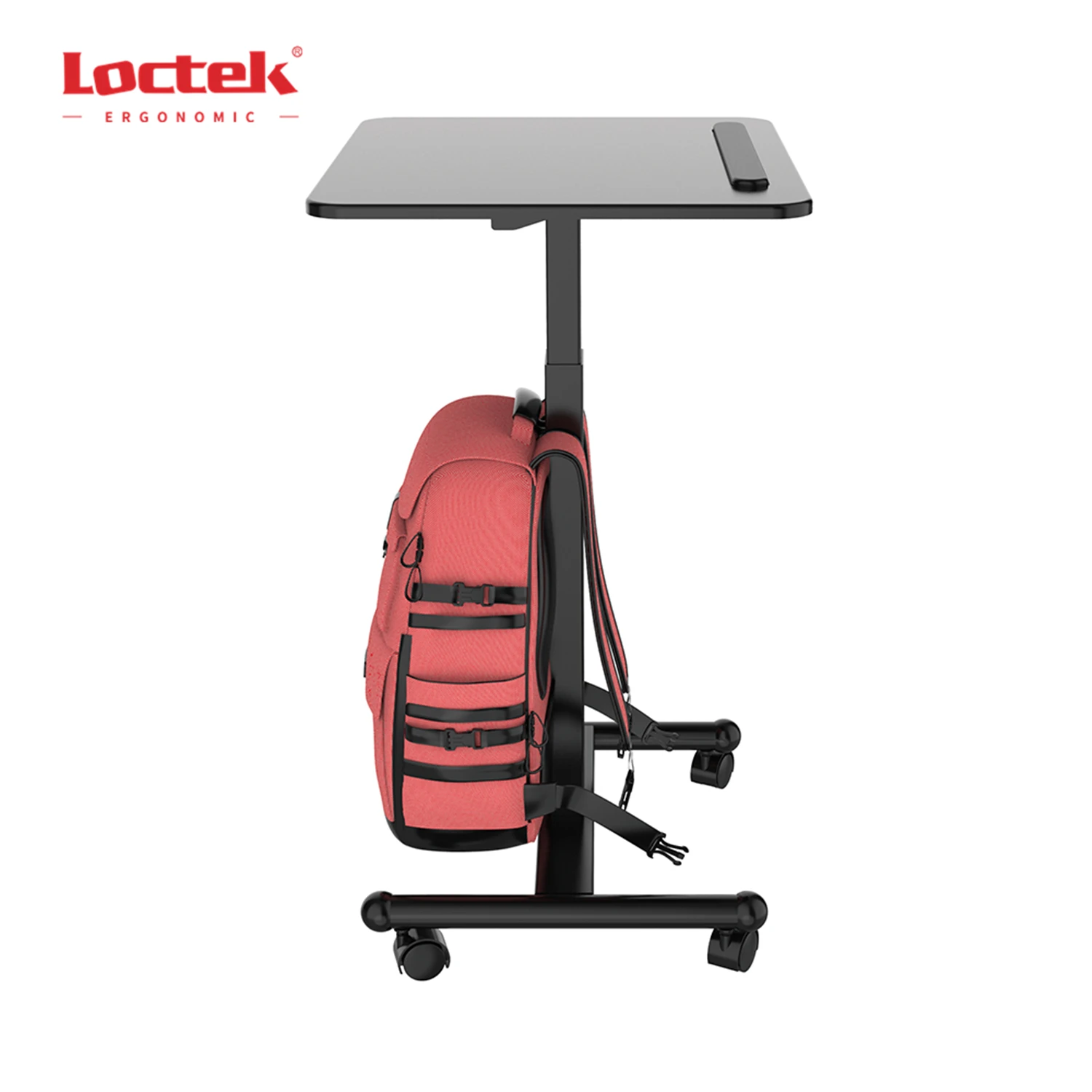 Pneumatic Gas spring Lift Standing Desk Laptop Height Adjustable Mobile Office Desk Loctek MT303MT