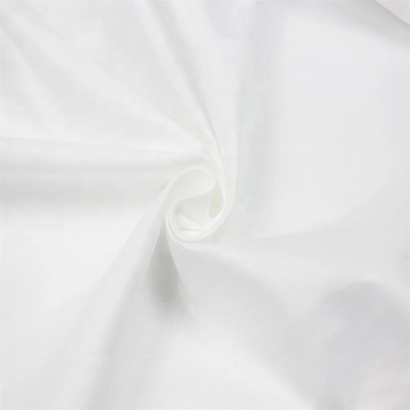 100% Cotton 200t Bleached 40s Woven 125gsm Hotel Bedding Fabric