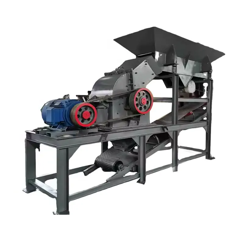 Mining construction industry mobile hammer crusher silica rock making quartz stone sand making machine