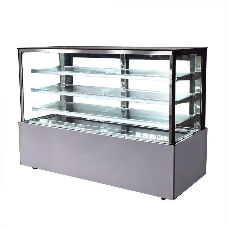 Factory Direct supply cake display showcase Commercial Chiller Air cooled Refrigerator Cake Fridge bakery Display Cabinet